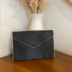 Rebecca Minkoff Black Envelope Clutch